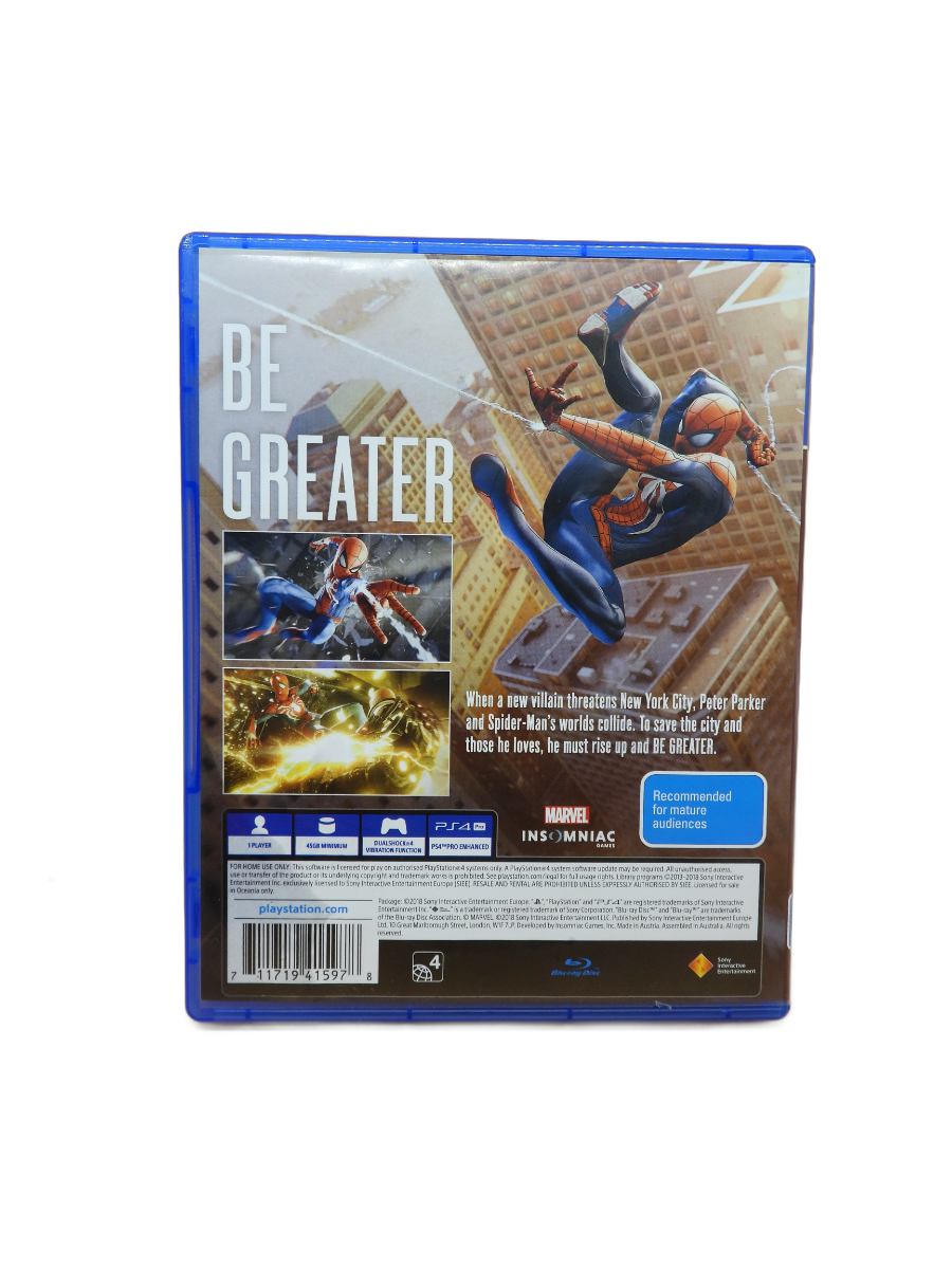 Marvel Spider-Man Game of the Year Edition PS4 Insomniac Games