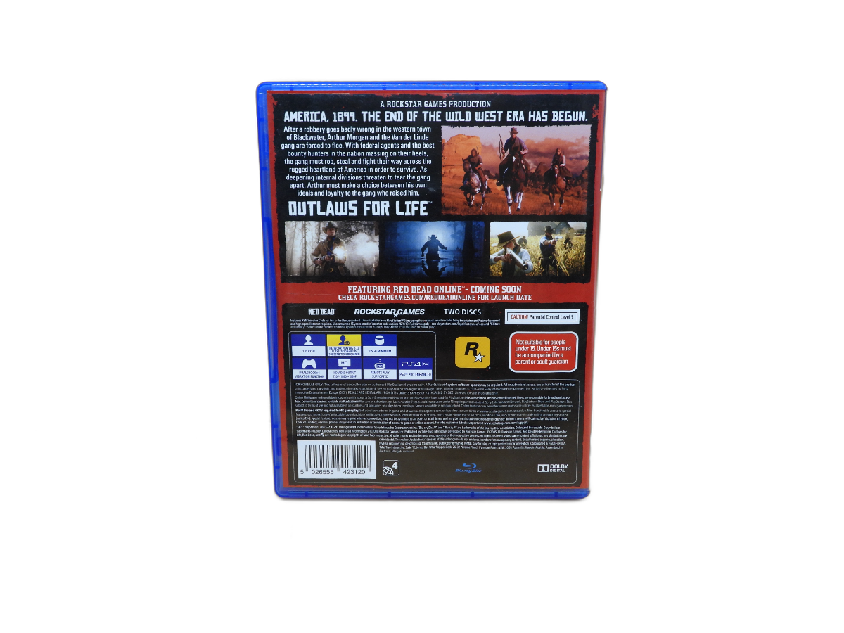 Red Dead Redemption 2 PS4 Game Rockstar Games