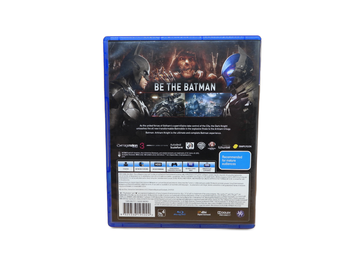 Batman Arkham Knight PS4 Game Rocksteady