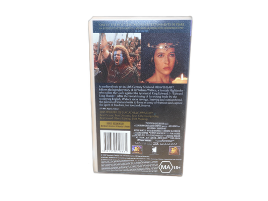 Braveheart Special Edition Vhs Tape 20th Century Fox Home Entertainment