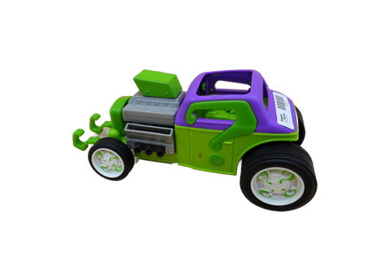 Mattel Dc Comics Joker Roadster Expanding Toy Car