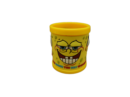 Sea World Spongebob Squarepants Yellow Plastic Mug