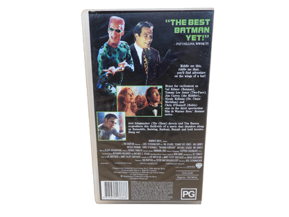Batman Forever 1995 Vhs Tape Warner Bros.