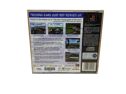 Codemasters Toca 2 Touring Cars Playstation PS1 Racing Game