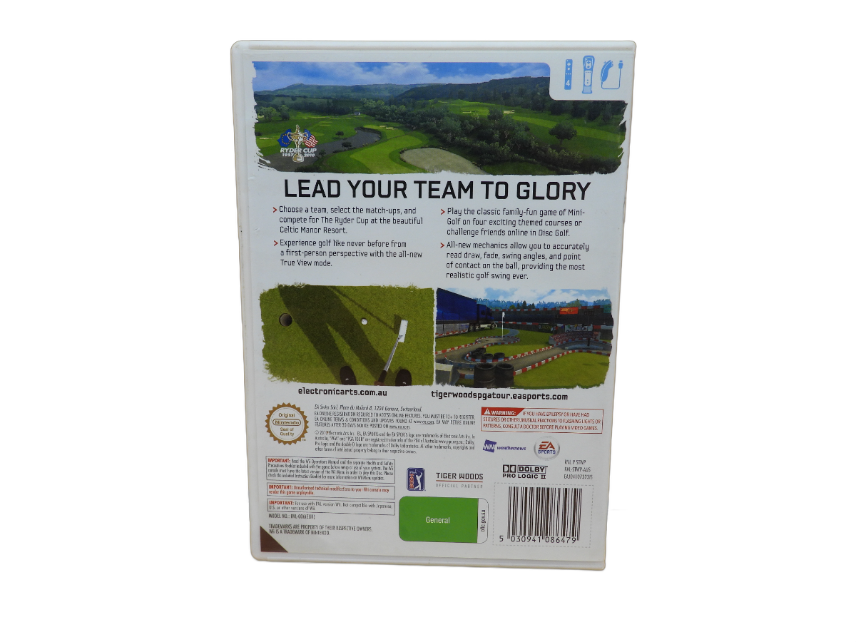 Tiger Woods Pga Tour 11 Wii Game Ea Sports