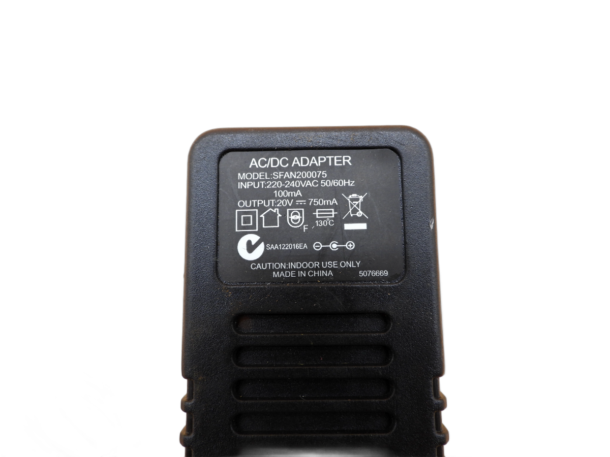 Ac/dc Adapter Sfan200075 20v 750ma