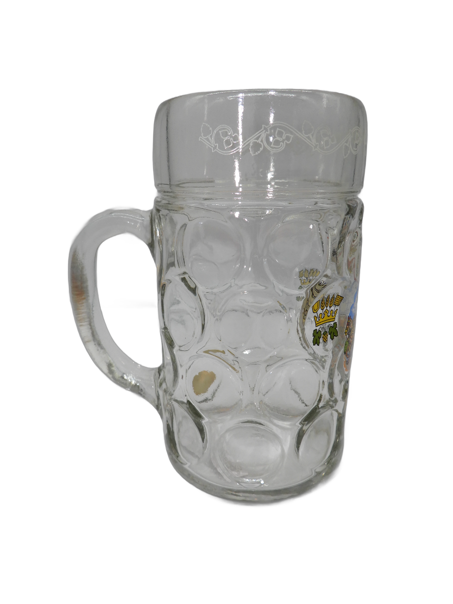 Octoberfest Adelaide Glass Beer Stein Mug