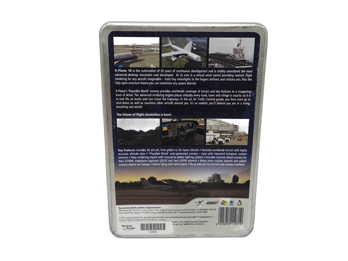X Plane 10 Global Flight Simulator Pc/mac Laminar Research Game