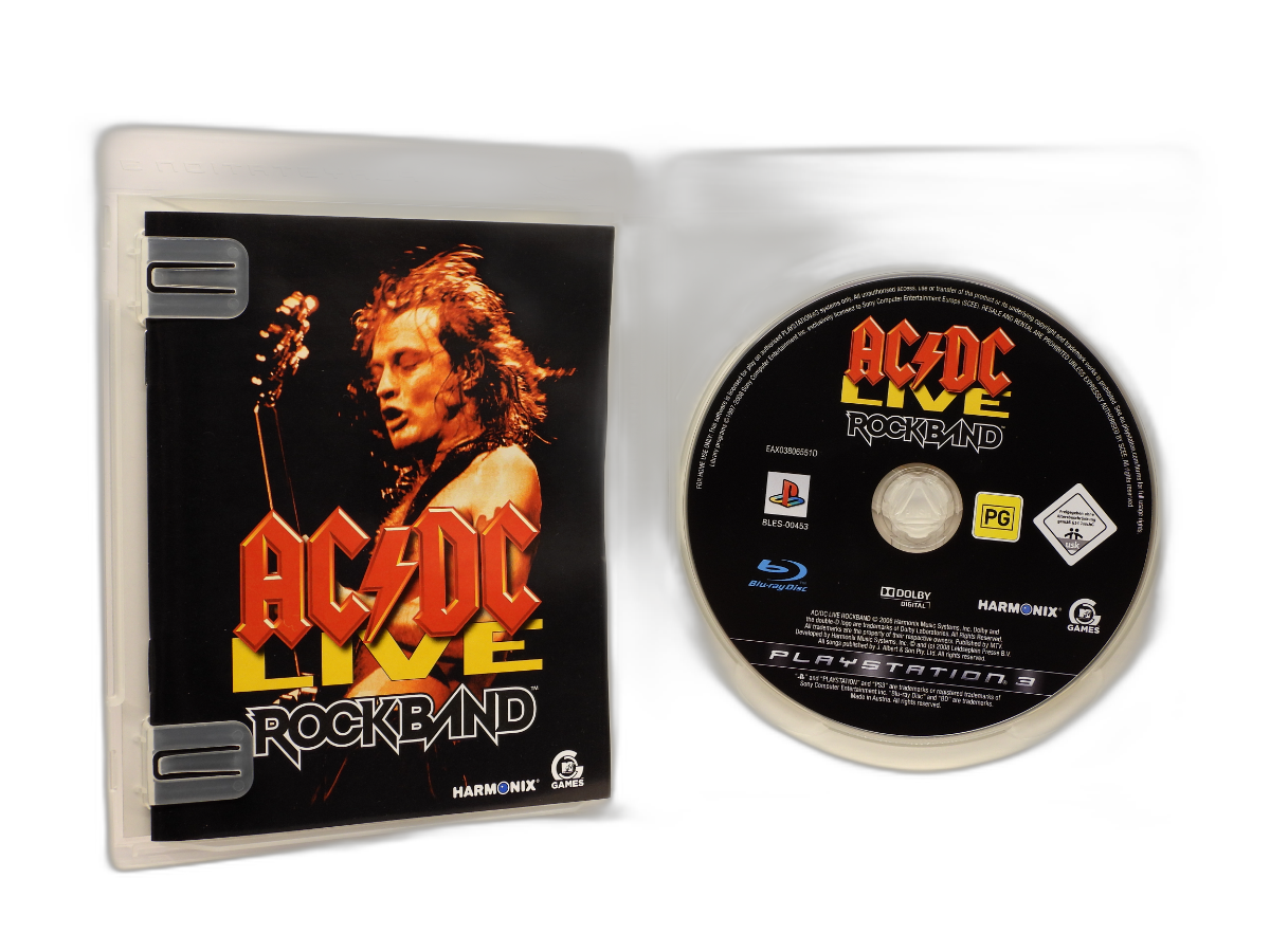 Ac/dc Live Rock Band PS3 Music Game