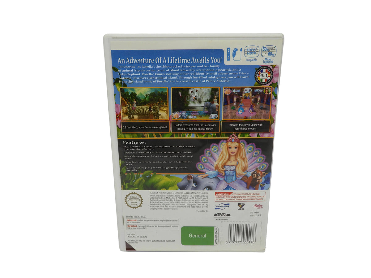 Barbie As the Island Princess Wii Game Activision