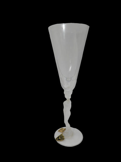 Bayel Cristallerie Champagne Flute Glass Made in France