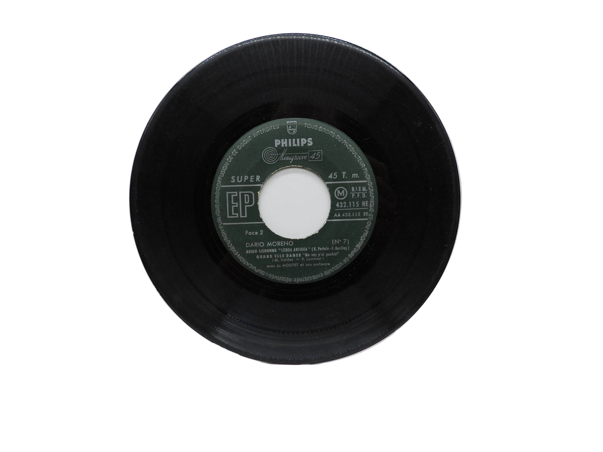 Dario Moreno Ep Record Vinyl 45 Rpm Philips 432.099 Ne