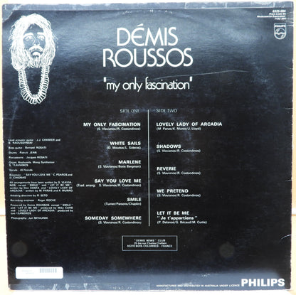 Demis Roussos My Only Fascination Vinyl Lp 1974 Philips