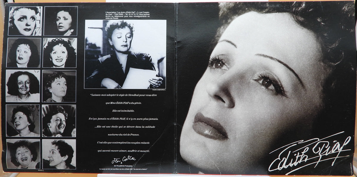 Edith Piaf 25th Anniversary Double Album Vinyl Emi