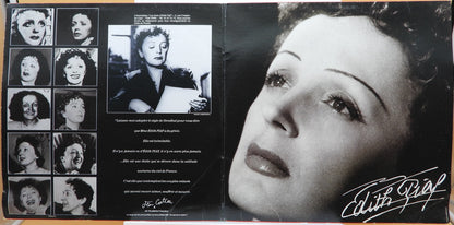 Edith Piaf 25th Anniversary Double Album Vinyl Emi