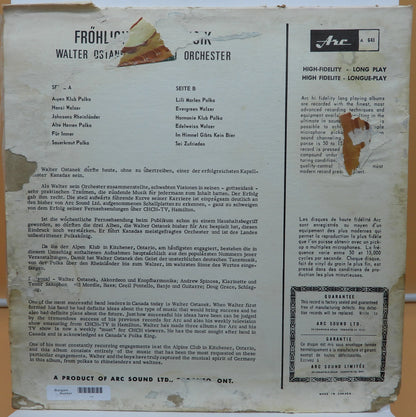 Fröhliche Tanzmusik Walter Ostanek Vinyl Lp Arc
