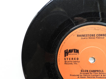 Glen Campbell Lovelight / Rhinestone Cowboy 7 Inch Vinyl Capitol
