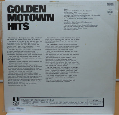 Golden Motown Hits Vinyl Record Mfp 5837 Tamla Motown