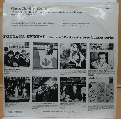 Harry Secombe Vienna City of My Dreams Vinyl Lp Fontana 6438 025