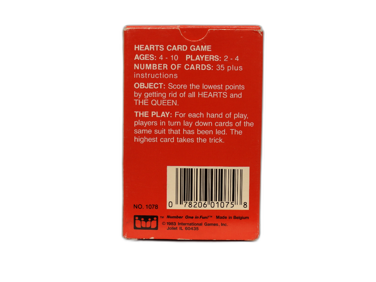Hearts Card Game By International Games