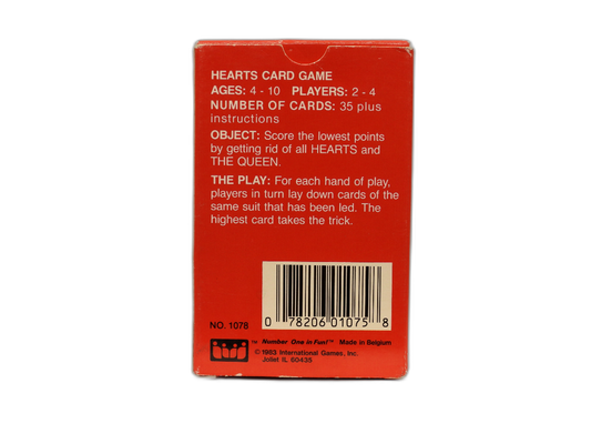 Hearts Card Game By International Games