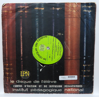 Le Disque De L'élève Educational Vinyl Record Institut Pédagogique National