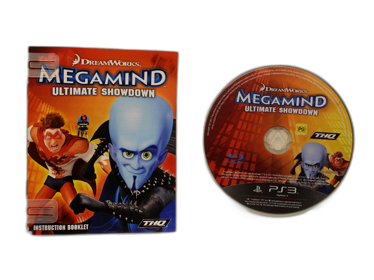 Megamind Ultimate Showdown PS3 Game With Manual