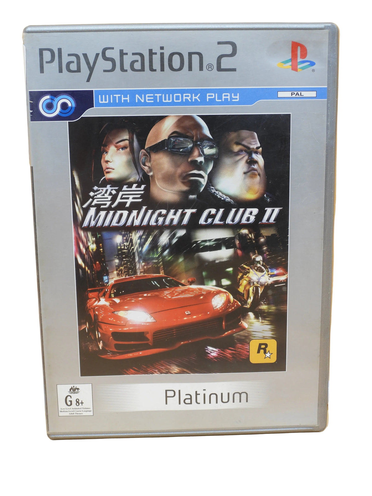 Midnight Club Ii Platinum PlayStation 2 Racing Game Rockstar Water Damged Rockst