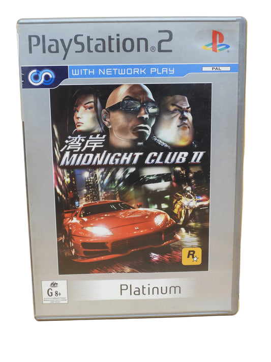 Midnight Club Ii Platinum PlayStation 2 Racing Game Rockstar Water Damged Rockst