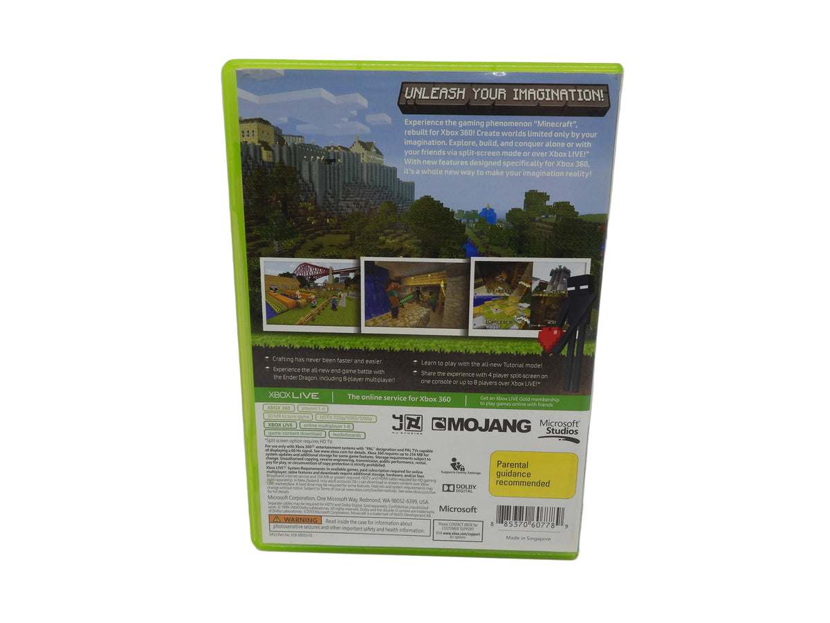 Minecraft Xbox 360 Edition Microsoft Game