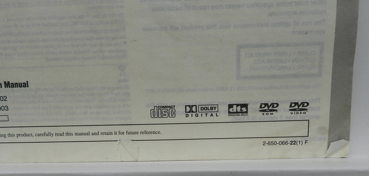 PlayStation 2 Instruction Manual Scph 75002 Scph 75003 Sony Game