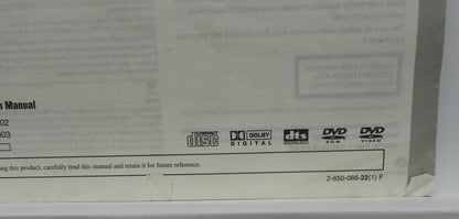PlayStation 2 Instruction Manual Scph 75002 Scph 75003 Sony Game