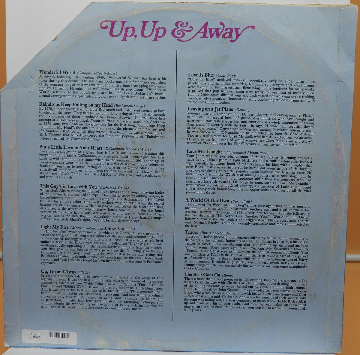Reader's Digest Up & Away Vinyl Record Rd4 46