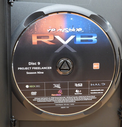 Red Vs Blue Season 9 & 10 Dvd Set Xbox 360 Rooster Teeth Game