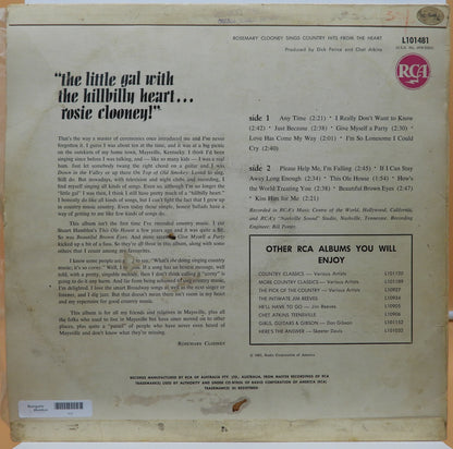 Rosemary Clooney Sings Country Hits Vinyl Lp Rca L101481