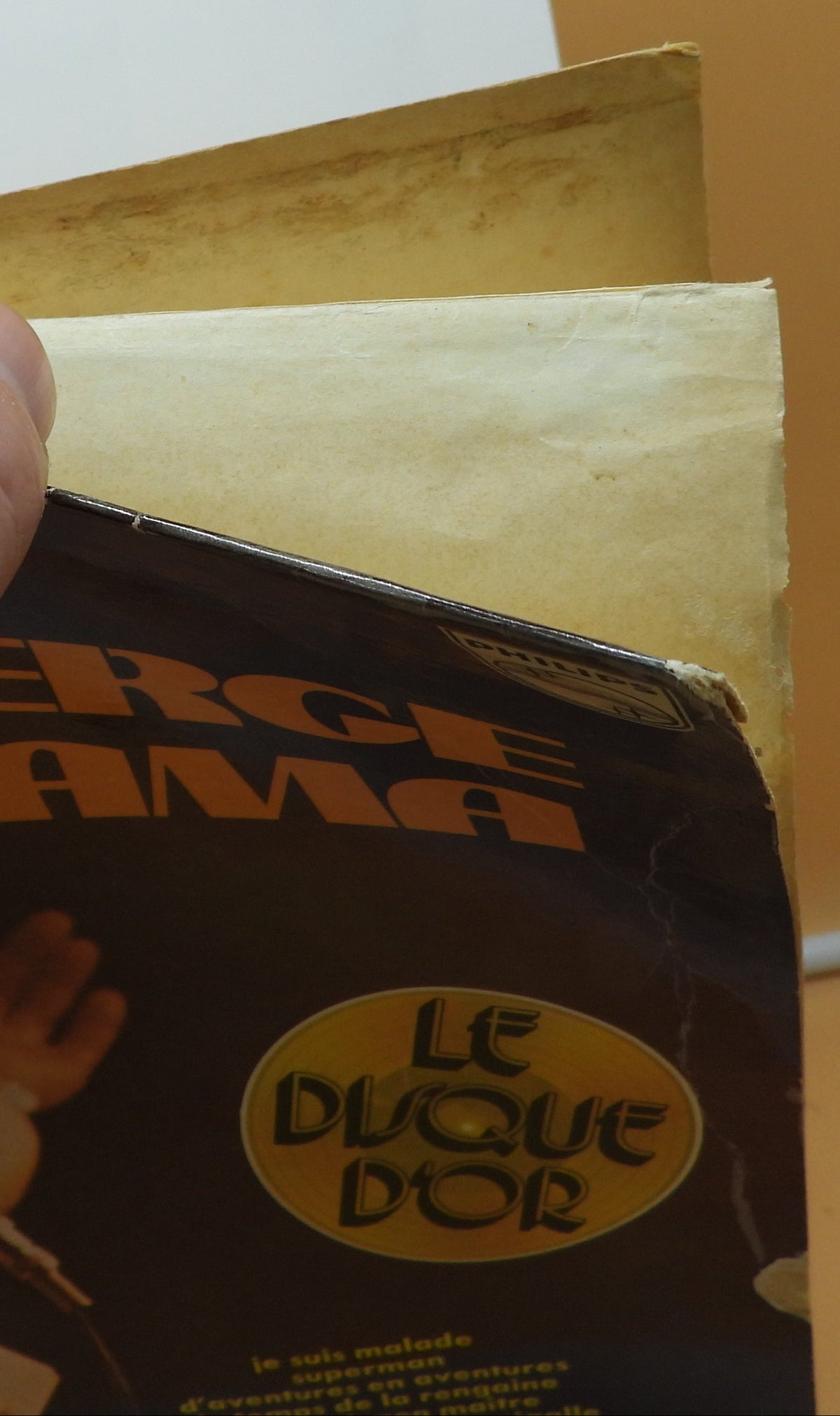 Serge Lama Le Disque D'or Vinyl Record Philips 9101 065