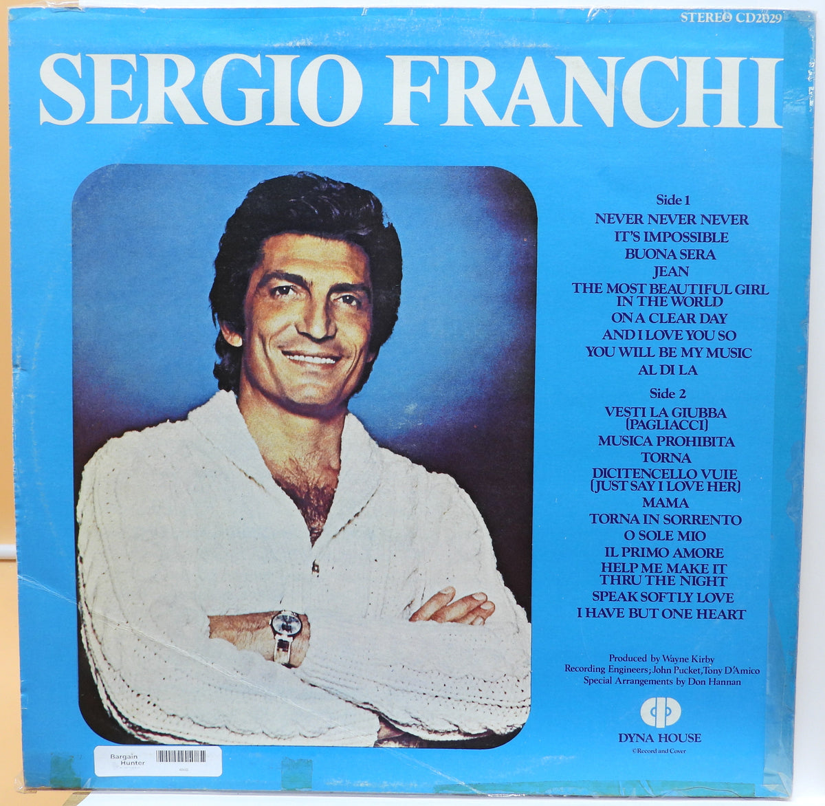 Sergio Franchi 20 Magnificent Songs Vinyl Lp Dyna House