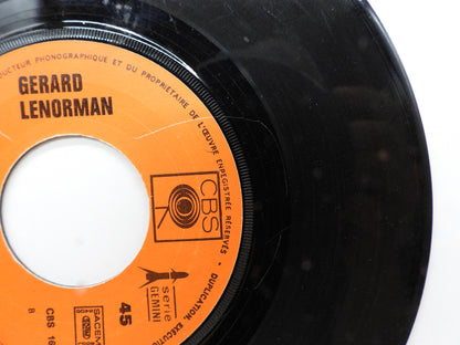 Si Tu M'imites / Mourir Au Champ D'amour 45 Rpm Vinyl Single Gérard Lenorman Cbs