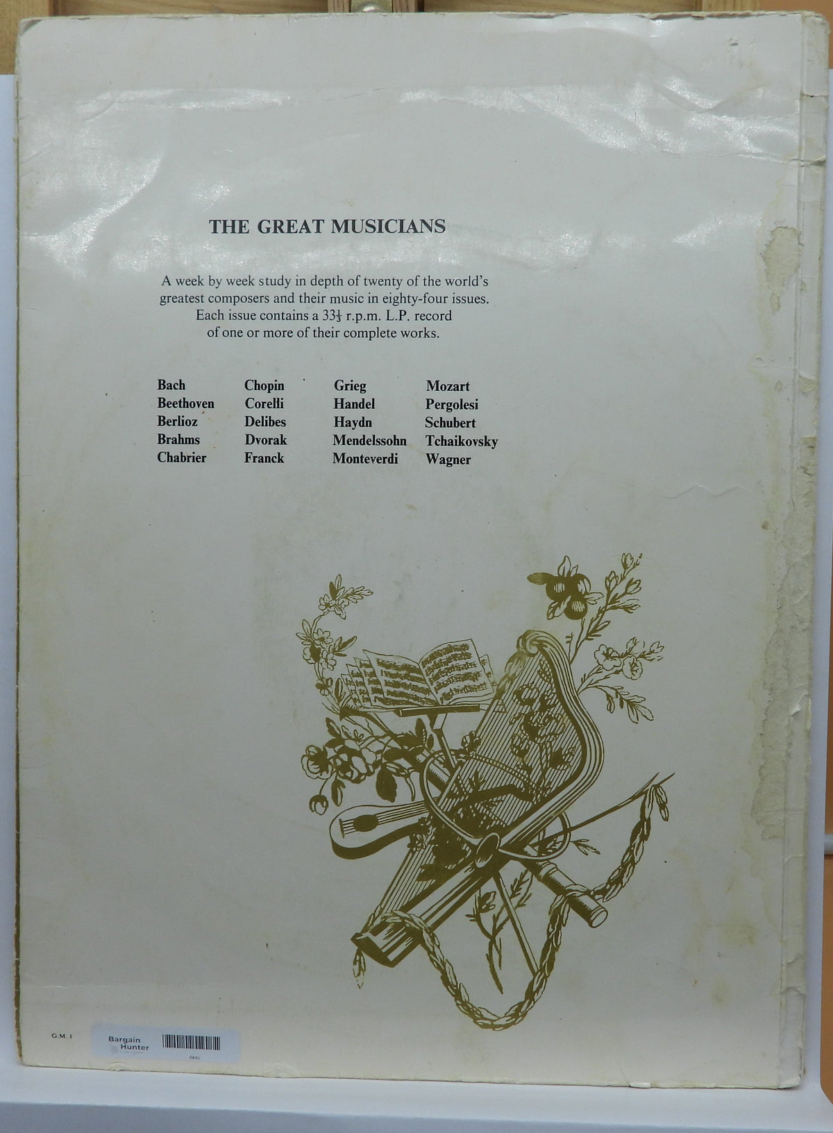 The Great Musicians Beethoven Part One Vinyl Record Fabbri & Partners Limited