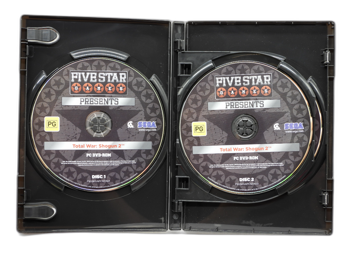 Total War Shogun 2 Fall Of The Samurai PC 3 Disc Set