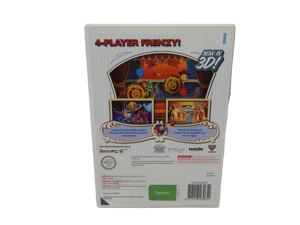 Toy Story Mania Wii Game Pal Disney Pixar