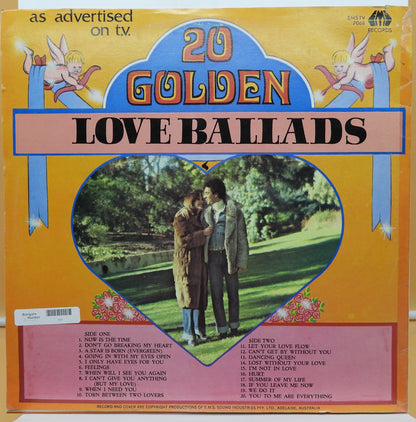 20 Golden Love Ballads Vinyl Record Ems Tv 7068 Ems Records