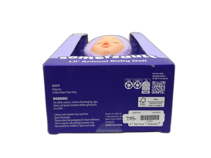 Somersault Lil' Animal Baby Doll Plush Toy