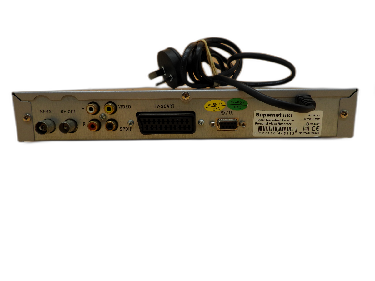 Supernet 1160t Digital Terrestrial Receiver