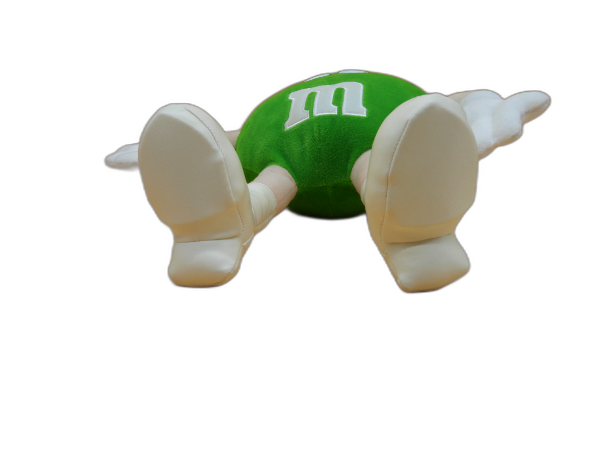 Green M&m Plush Doll 13" Stuffed Toy M&m's