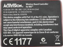Activision Tony Hawk Wireless Board Controller for Wii Game