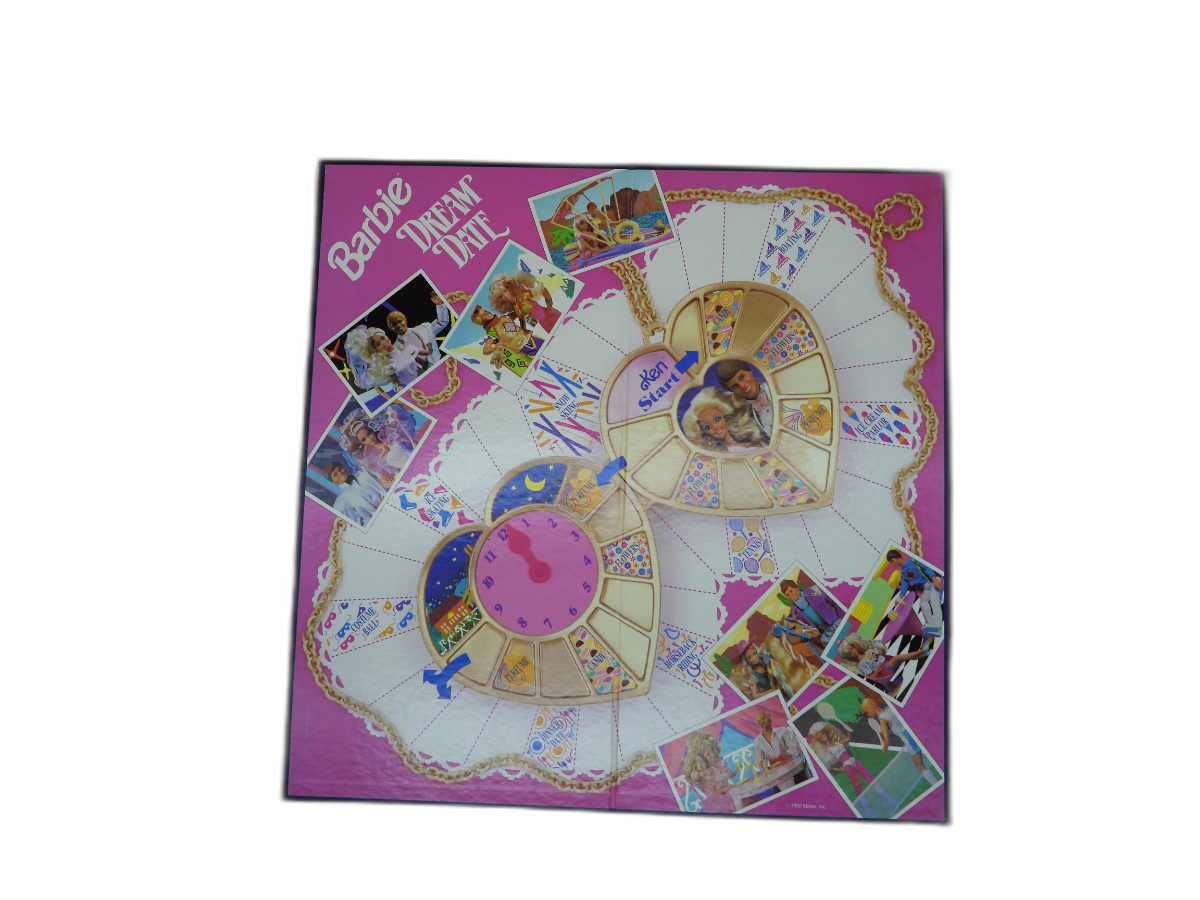 1992 Barbie Dream Date Board Game By Golden