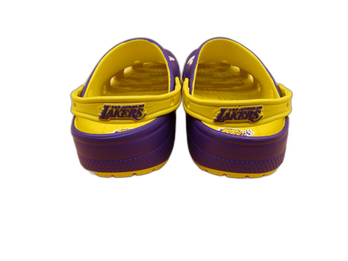 Los Angeles Lakers Crocs Clogs Purple Yellow