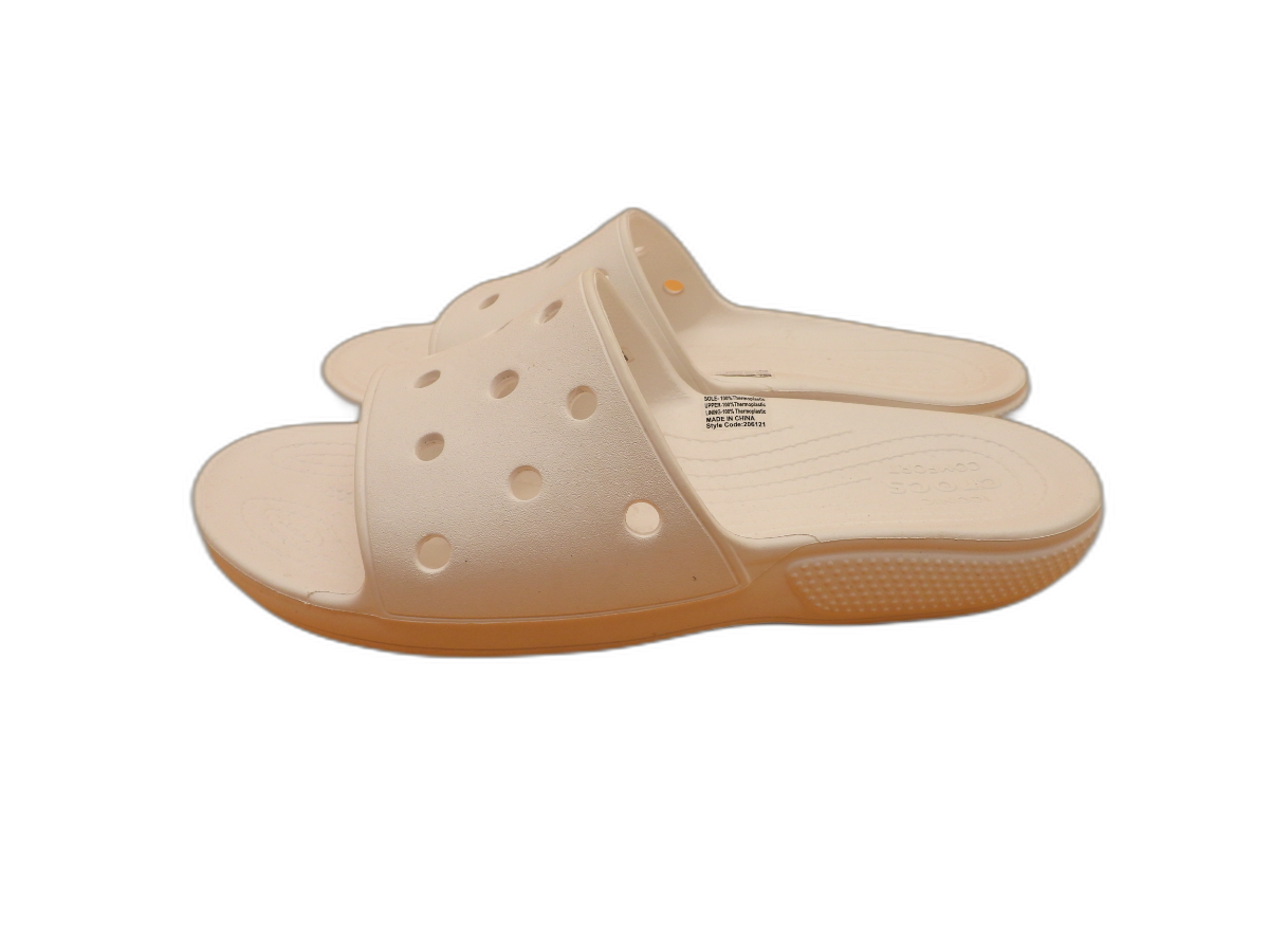 Crocs White Two Strap Slide Sandals Men 12
