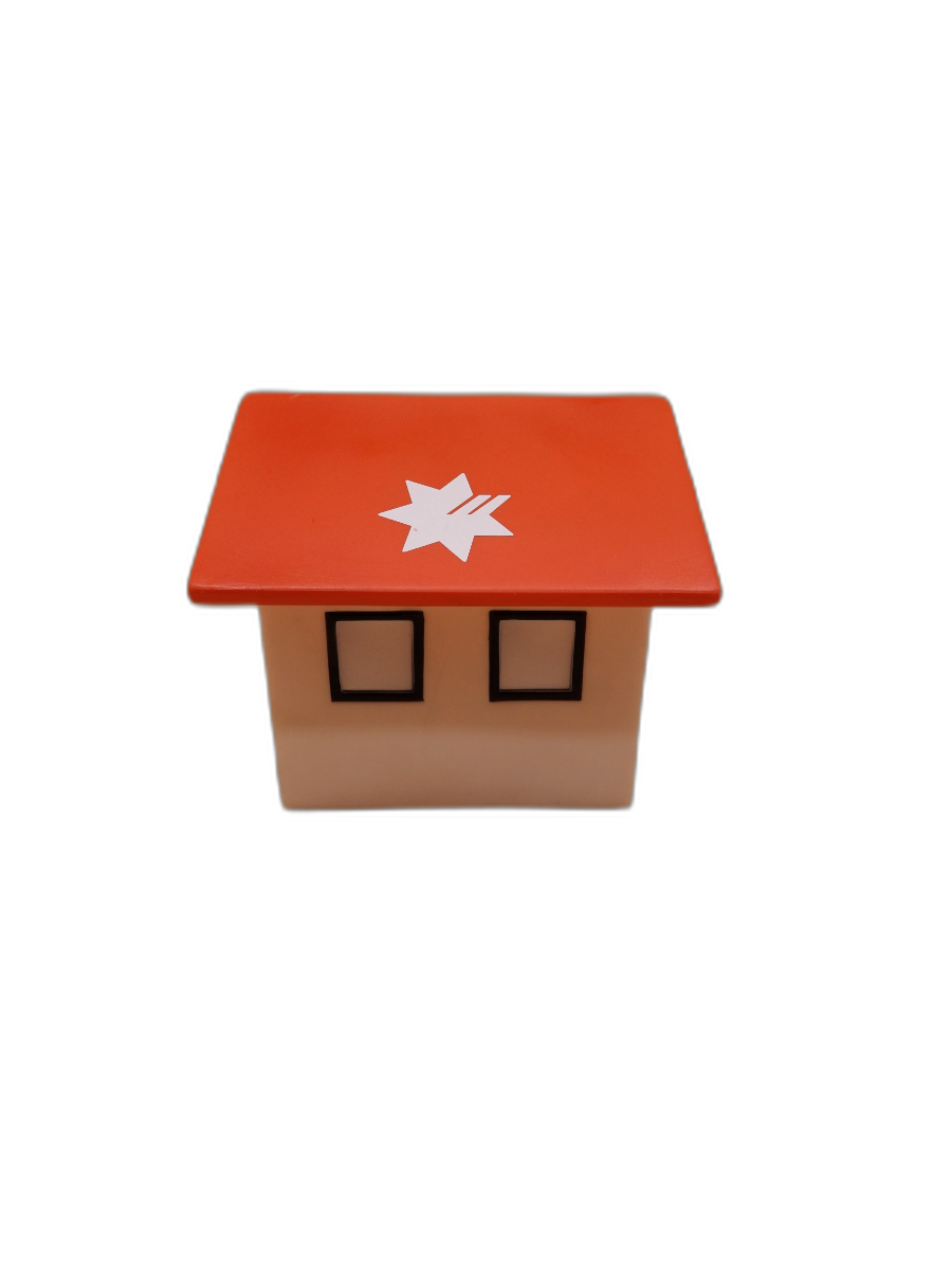 Nab Bank House Shaped Plastic Coin Bank